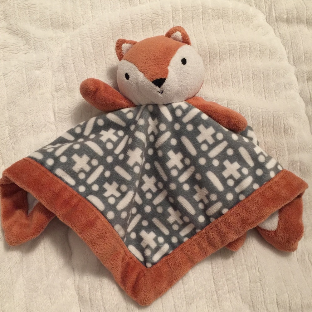 Levtex Fox Baby Plush Security Blanket Lovey